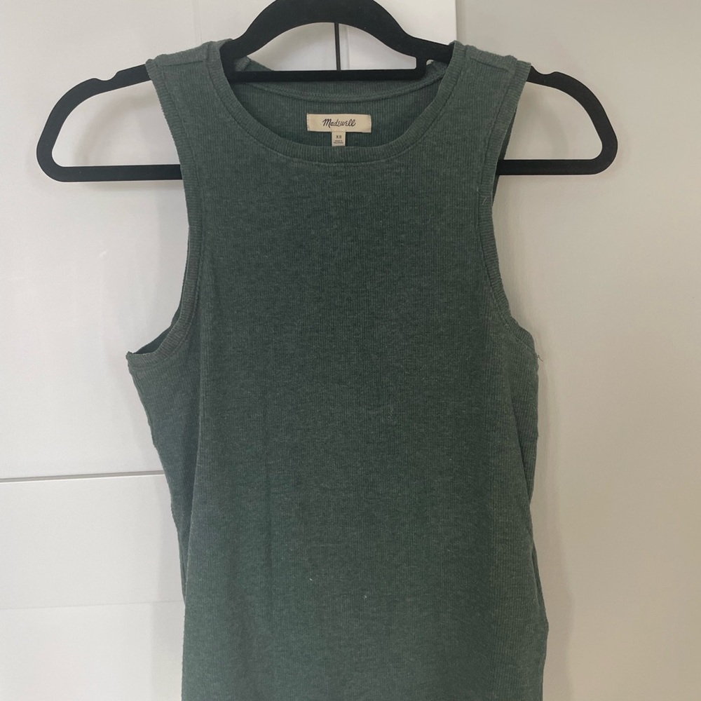 Madewell Women's Green Tank Top